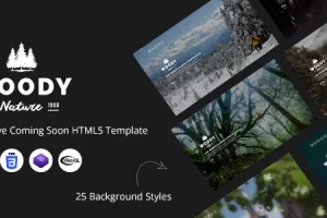 Woody – Creative Coming Soon HTML5 模板