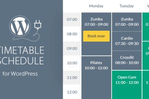 Timetable Responsive Schedule v7.0