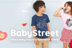 BabyStreet v1.6.1 – 儿童商店和婴儿用品商店服装和玩具的 WooCommerce 主题