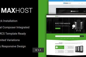 MaxHost v9.4.1- Web托管，WHMCS和公司业务WordPress主题与WooCommerce