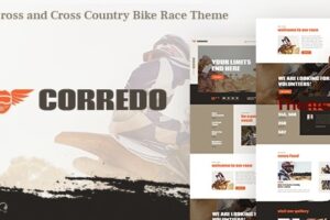 Corredo v1.1.8 – 自行车比赛和体育赛事 WordPress 主题