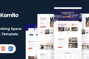 Komito – 共同工作 HTML 模板