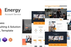 Energy – 商业咨询和专业服务 HTML 模板