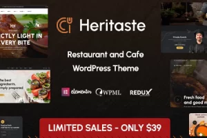 Heritaste v1.3 – 餐厅 WordPress 主题
