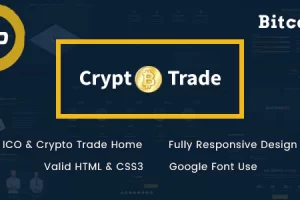 Crypto Trade v1.0 – ICO、比特币和加密货币 HTML 模板