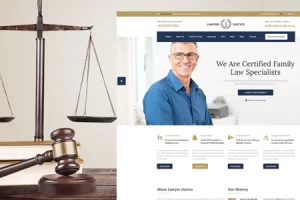 Lawyer & Justice – HTML 模板