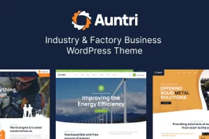 Auntri v1.0.1 – Industry & Factory WordPress 主题