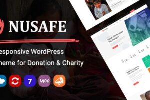 Nusafe v1.17 – 用于捐赠和慈善的响应式 WordPress 主题