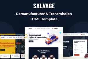 Salvage- 再制造商 HTML 模板