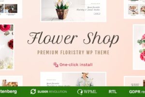 Flower Shop v1.1.7 – Florist Boutique & Decoration Store WordPress 主题