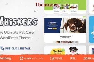 Whiskers v1.1.4 – 宠物店 | 兽医诊所 | 动物收养