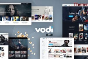 Vodi v1.2.11 – 电影和电视节目的视频 WordPress 主题