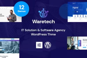Waretech v1.0.4 – IT 解决方案和技术 WordPress 主题