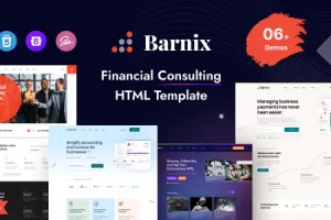 Barnix – 商业和金融 HTML 模板