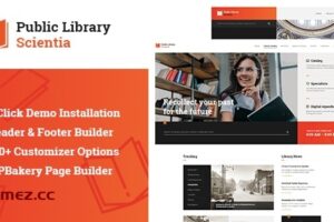 Scientia v1.0.5 – 公共图书馆和书店教育 WordPress 主题