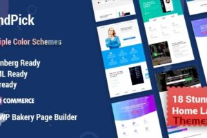 Landpick v1.4.8 – 多用途登陆页面 WordPress 主题