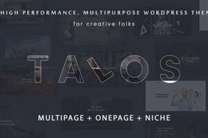 Talos v1.3.5 – 创意多用途 WordPress 主题