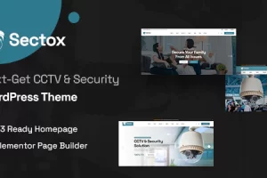 Sectox v1.0.3 – CCTV & Security WordPress 主题