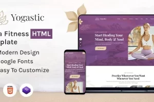 Yogastic – 瑜伽与健身 HTML 模板