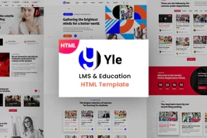 YLE – 教育和 LMS HTML 模板