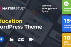 Masterstudy v4.7.2 – 教育 WordPress 主题