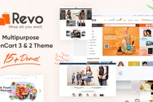 Revo v1.2.7 – 拖放多用途 OpenCart 3 和 2.3 主题，15 种布局就绪