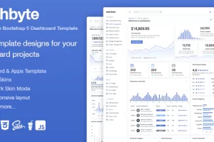 Dashbyte – Bootstrap 5 仪表板和管理模板