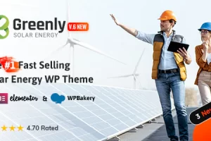 Greenly v6.1 – 生态与太阳能 WordPress 主题