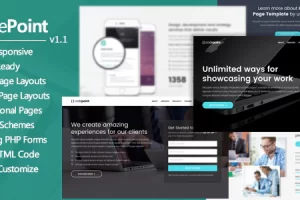 CodePoint v1.2.1 – 多用途登陆页面 WordPress 主题