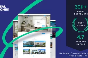 RealHomes v4.0.2 – 房地产销售和出租 WordPress 主题