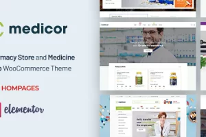 Medicor v1.7.5 – 医疗诊所和药房 WooCommerce WordPress 主题