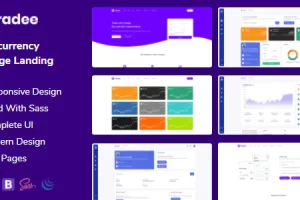 Tradee – 加密货币交换 HTML 模板 + 仪表板