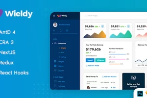 Wieldy v2.5.3 – React 管理模板 Ant Design 和 Redux