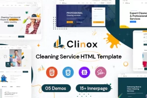 Clinox – 清洁服务 HTML 模板