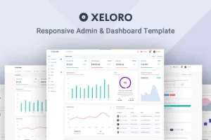 Xeloro – 管理和仪表板模板