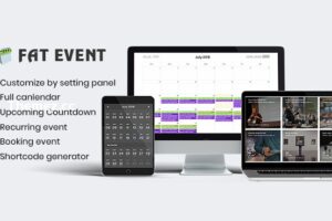 FAT Event v5.10 – WordPress 活动和日历预订