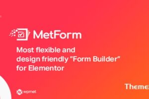 MetForm Pro v3.1.3 – 高级 Elementor 表单生成器