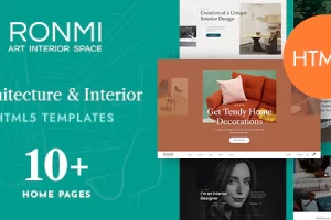 Ronmi – 室内设计与建筑 HTML5 模板