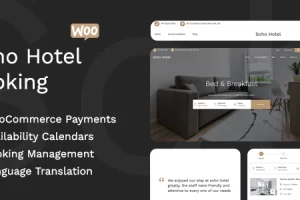 Soho Hotel v4.2.1 – 响应式酒店预订WP主题