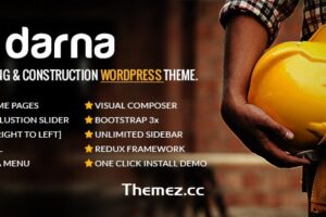 Darna v1.3.4 – Building & Construction WordPress 主题