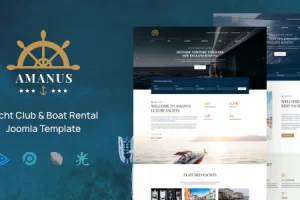 Amanus v1.0 – 游艇租赁 Joomla 模板
