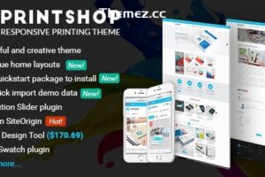 Printshop v4.8.0 – WordPress 响应式打印主题