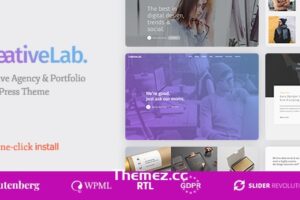 Creative Lab v1.1.7 – Creative Studio Portfolio & Agency