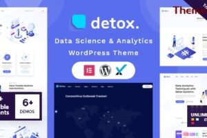 Detox v2.3 – 数据科学与分析 WordPress 主题