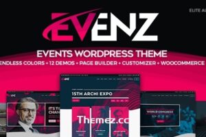 Evenz v1.5.0 – 会议和活动 WordPress 主题