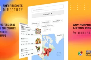 Simple Business Directory with Maps, Store Locator, Distance Search v14.7.5