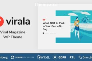 Virala v1.0.6 – 病毒杂志 WordPress 主题