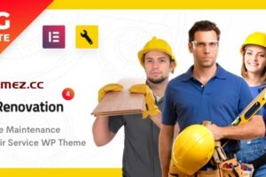 Renovation v4.3.6 – 维修服务，家庭维护 Elementor WP 主题