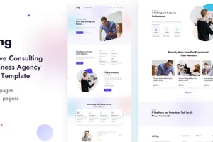 Ailng – Creative Consulting & Business Agency HTML模板