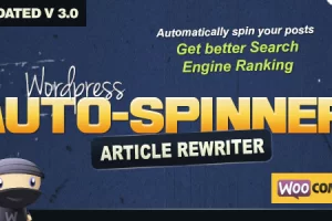 WordPress Auto Spinner 3.9.1 – 文章重写器